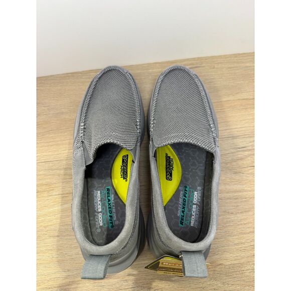 Skechers Slade Munson Slip On Shoe Men’s Size 7.5 Gray Suede Mesh Comfort Casual - Picture 5 of 10